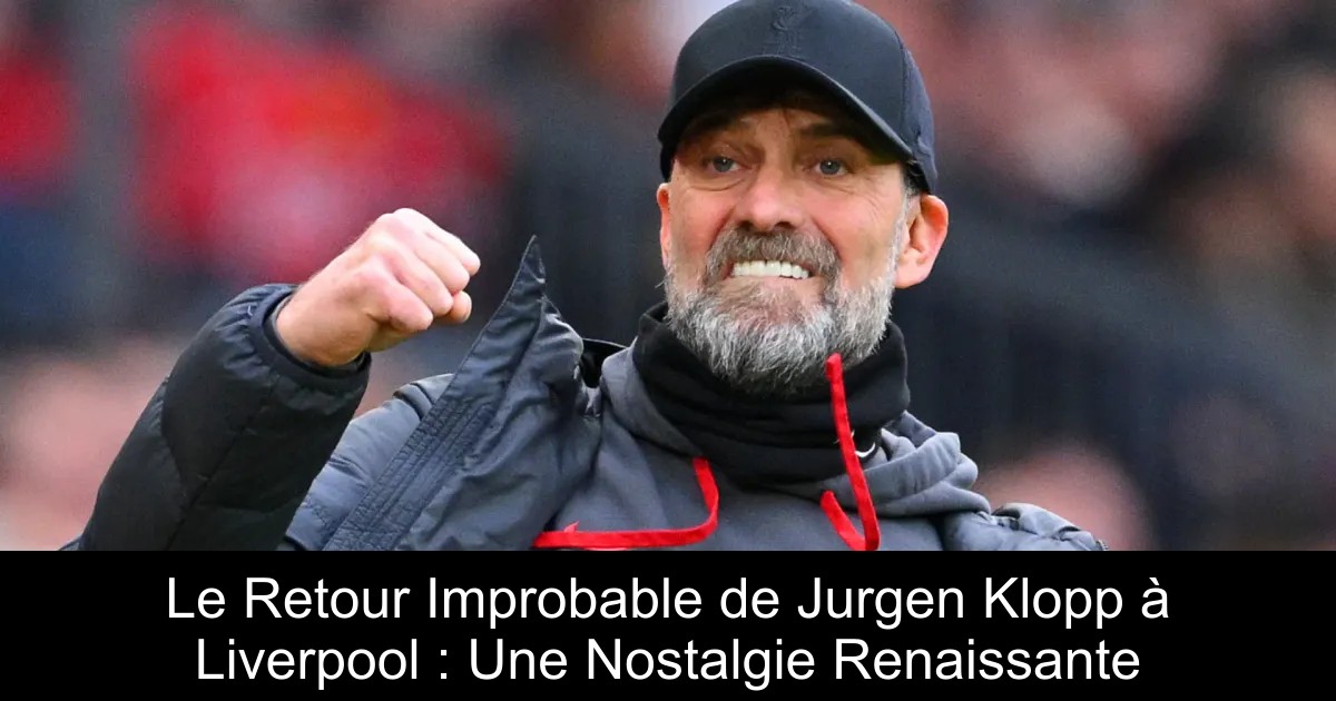 découvrez l'histoire surprenante de la collaboration entre jürgen klopp et le psg, une alliance inattendue qui bouscule le monde du football.